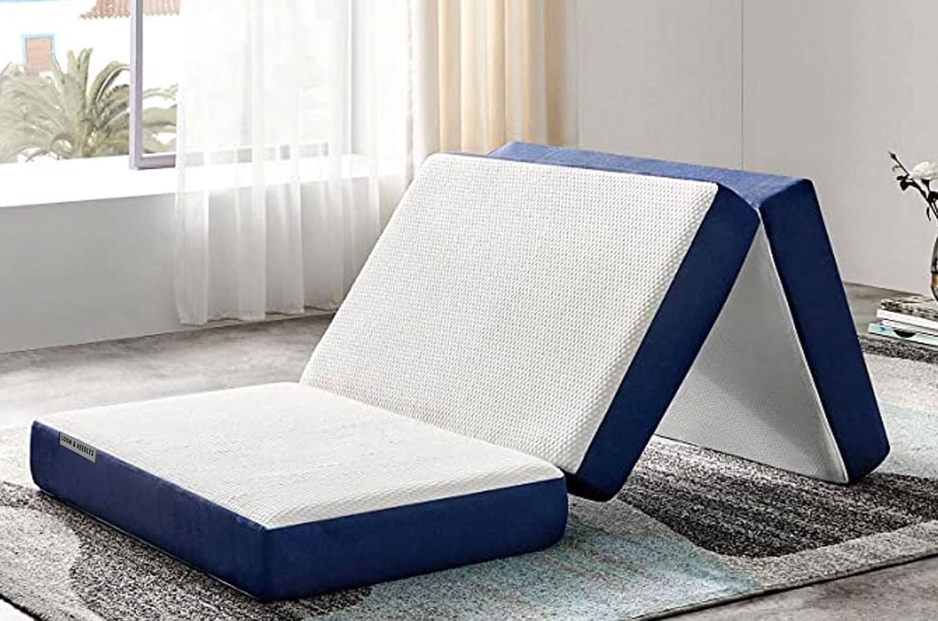 foam tri fold mattress convertible couch bed